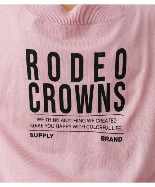 RODEO CROWNS WIDE BOWL(ロデオクラウンズワイドボウル)/L／STシャツ付きVネックニットワンピース/img16