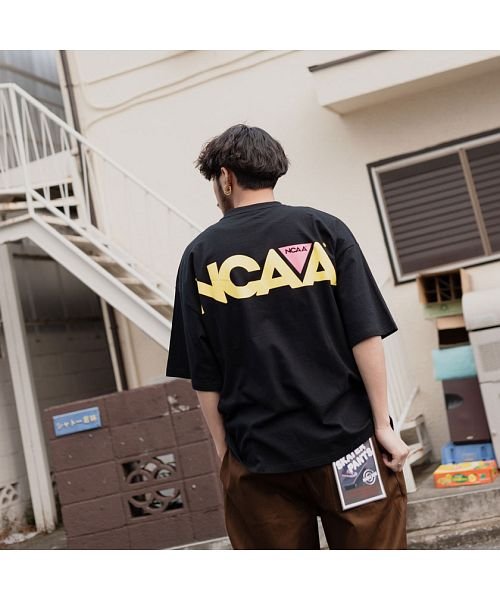 SB Select(エスビーセレクト)/NCAA トライアングルロゴプリントクルーネック半袖Tシャツ メンズ 半袖 プリント ブランド 大人 カジュアル ファッション アメカジ トップス トップス カ/img04