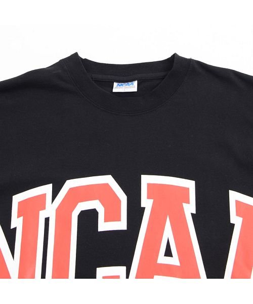 SB Select(エスビーセレクト)/NCAA ビッグロゴプリントクルーネック半袖Tシャツ メンズ 半袖 トップス カットソー クルーネック ビッグロゴ プリント 大きいサイズ 大人 ゆったり ユニ/img11