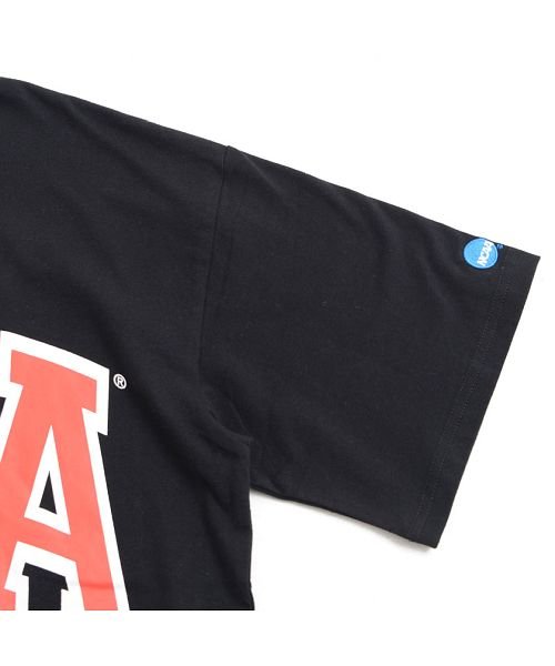 SB Select(エスビーセレクト)/NCAA ビッグロゴプリントクルーネック半袖Tシャツ メンズ 半袖 トップス カットソー クルーネック ビッグロゴ プリント 大きいサイズ 大人 ゆったり ユニ/img13