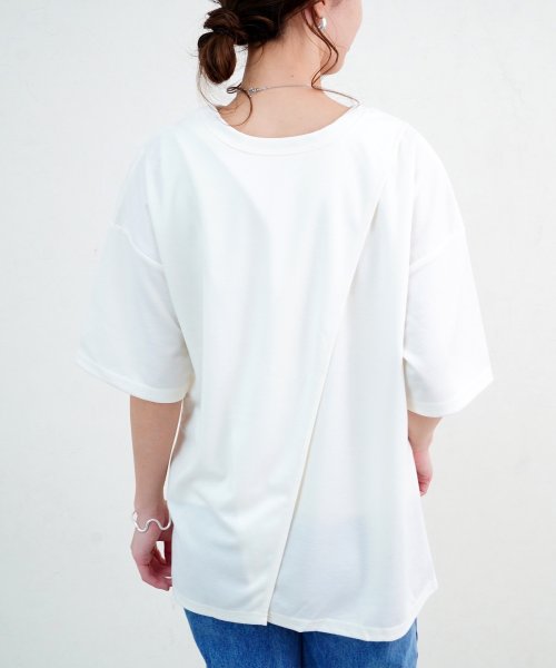 Fizz(フィズ)/【2020新作】カットポンチ　2wayオーバーラップTシャツ mitis SS/img16