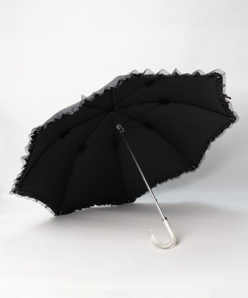 LANVIN en Bleu(umbrella)(ランバンオンブルー（傘）)/晴雨兼用日傘　”ビジュー×オーガンジーフリル”/img01