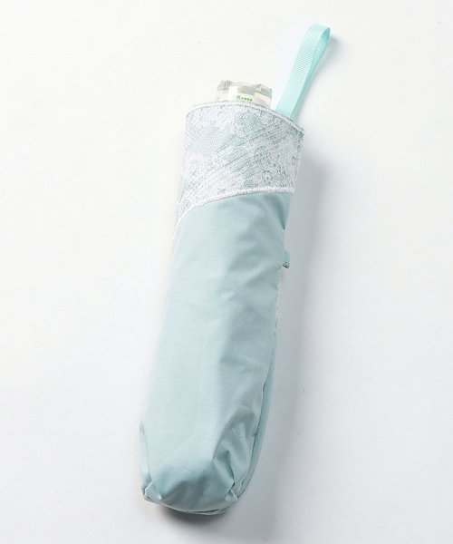 LANVIN en Bleu(umbrella)(ランバンオンブルー（傘）)/晴雨兼用折りたたみ日傘　”ラッセルレース刺繍”/img02