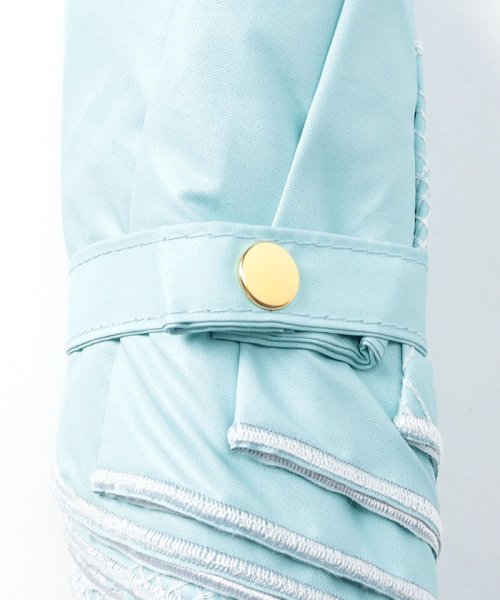 LANVIN en Bleu(umbrella)(ランバンオンブルー（傘）)/晴雨兼用折りたたみ日傘　”ラッセルレース刺繍”/img03