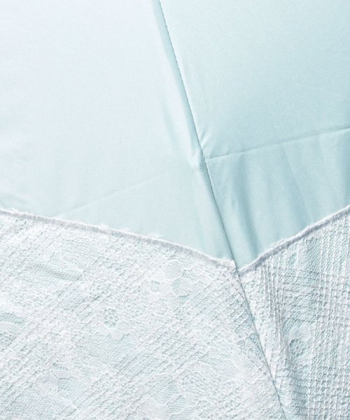 LANVIN en Bleu(umbrella)(ランバンオンブルー（傘）)/晴雨兼用折りたたみ日傘　”ラッセルレース刺繍”/img04