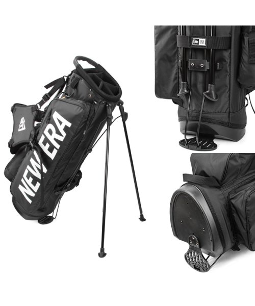 ニューエラ new era ゴルフ キャディバッグ ゴルフバッグ スタンド セルフスタンド メンズ レディース 9型 48インチ GOLF sc－bag(504586151)  ニューエラ(NEW ERA) MAGASEEK