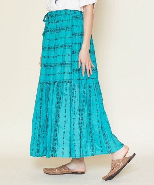 CAYHANE(チャイハネ)/【チャイハネ】ネイティブ柄刺繍ロングスカート IAN－2106/img09