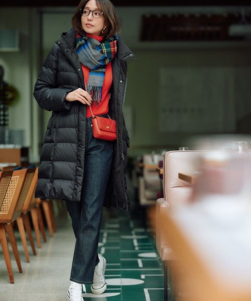 【CLASSY.1月号掲載】23区DENIM ボーイフィット パンツ #002 23区DENIM #072 ネイビー #075 #004 品番 グレー スカイブルー アイボリー B1443142178 (11011円)