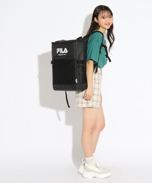 Fila ビッグスクエアリュック ピンク ラテ Pink Latte Magaseek