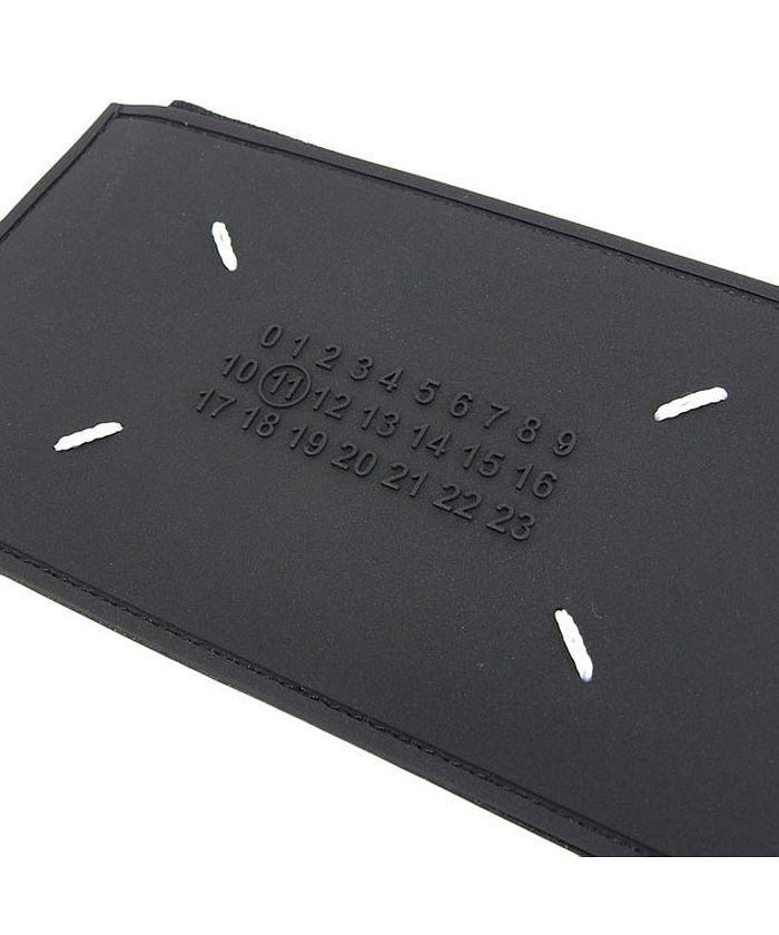 Maison Margiela メゾンマルジェラ Rubber leather cardholder カードフォルダー カードケース コインケース  メンズ レデ
