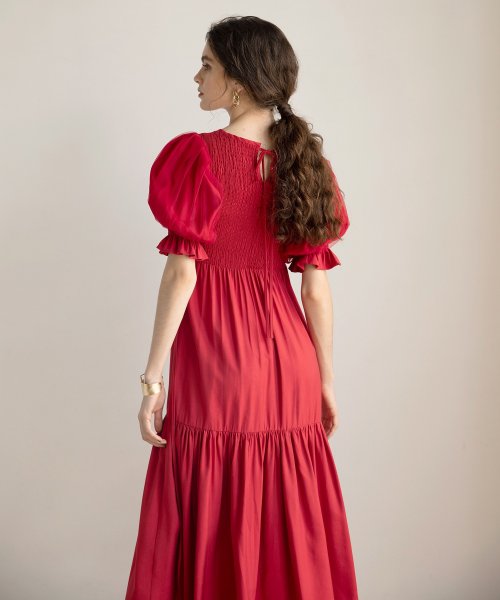 MIELI INVARIANT(ミエリ インヴァリアント)/Ravenna Shirring Dress/img10