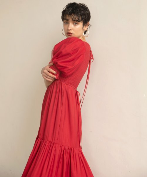 MIELI INVARIANT(ミエリ インヴァリアント)/Ravenna Shirring Dress/img16