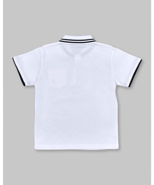 BeBe(ベベ)/クール ＋ ライン 襟 カノコ ポロシャツ (80~140cm)/img01