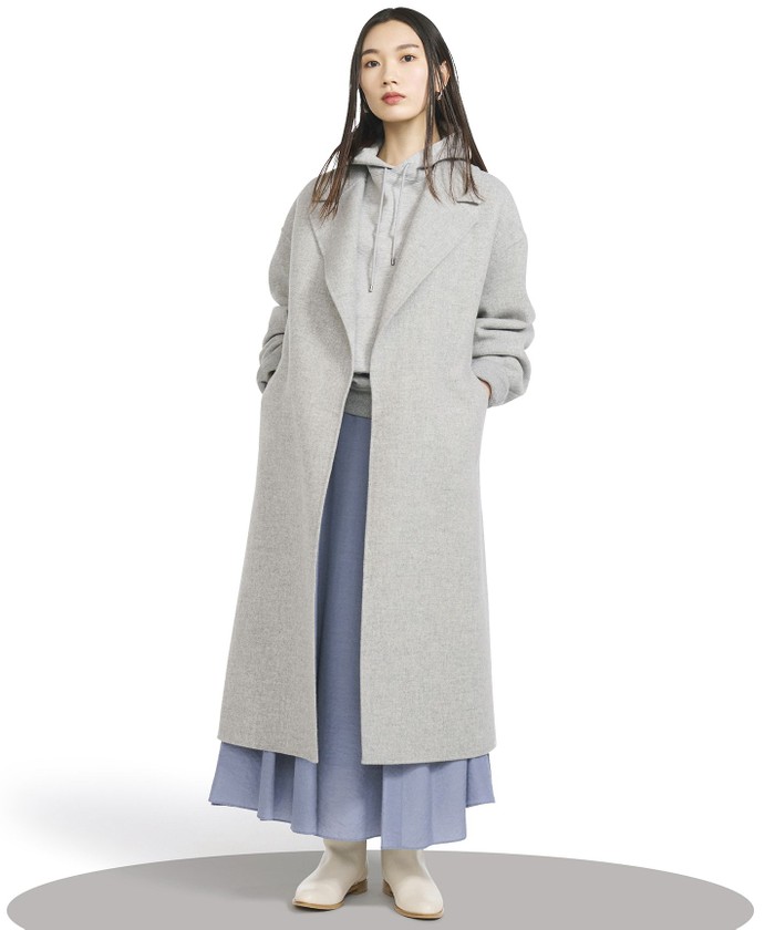 MANTECOリバーコート MANTECO リバーノーカラー コート （検索