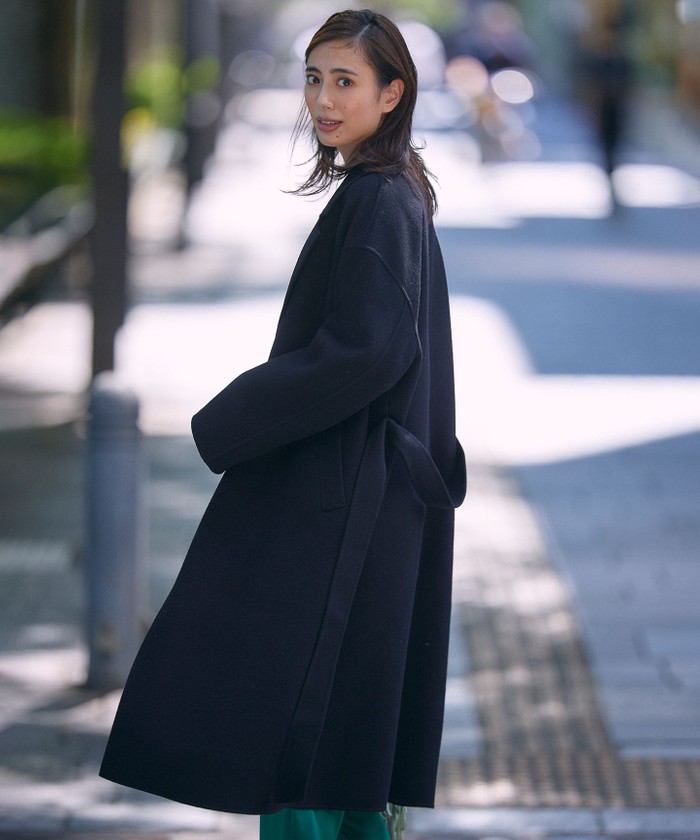 IENA アセテートコットンオーバーチェスターコート セール】アセテートコットン オーバーチェスターコート◇（チェスター