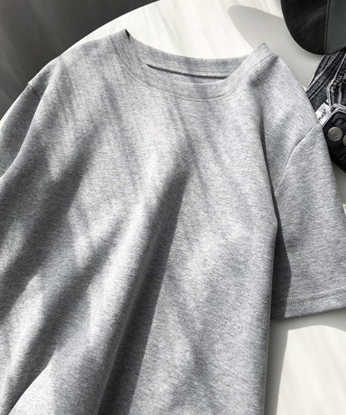 ARGO TOKYO(アルゴトウキョウ)/Cotton Crew－neck Big T－shirt 24023　コットン　コットンT　Tシャツ　ホワイト　グレー　ブラック/img06
