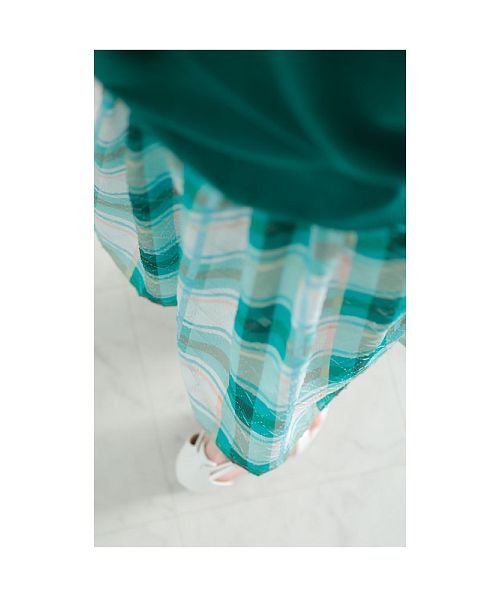 Sawa a la mode(サワアラモード)/色鮮やかなチェック柄フレアスカート/img16