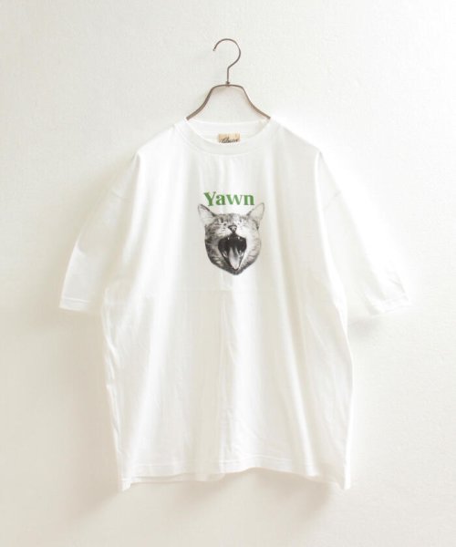 GLOSTER(GLOSTER)/【人気NO.1ヒットシリーズ】DOG&CAT 犬猫オーバーサイズTシャツ/img02