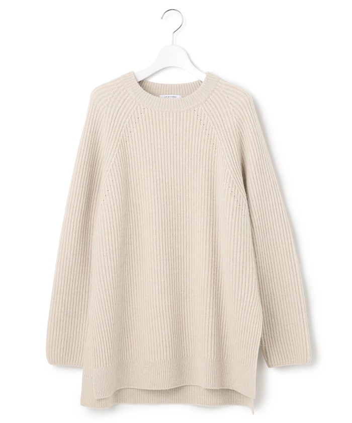 ウールカシミヤブレンドバルキー チュニック ニット(504607218
