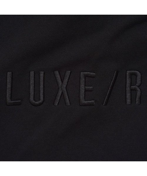 SB Select(エスビーセレクト)/LUXE/R ロゴ刺繍入り裏毛ノースリーブ メンズ ブランド トップス カットソー インナー スウェット スエット クルーネック ロゴ 刺繍 ラグスポ ホワイト/img09