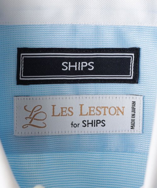 SHIPS MEN(シップス　メン)/SHIPS:LES LESTON 無地 ライトグリーン クレリック タブカラー シャツ/img05