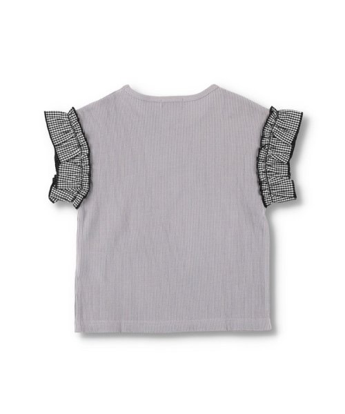 BRANSHES(ブランシェス)/ワッフル×袖フリル半袖Tシャツ/img15
