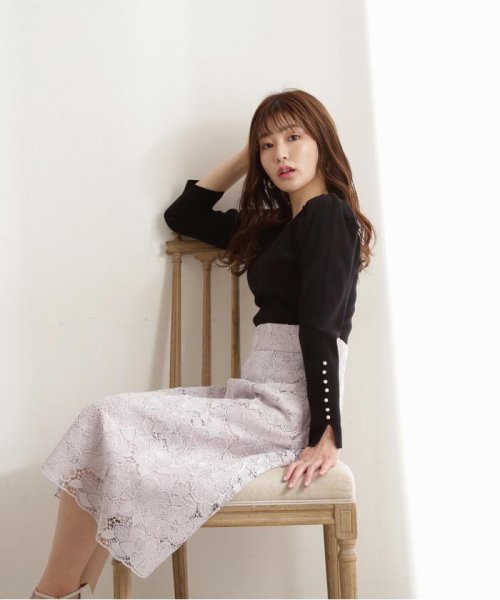 セール ケミカルレースフレアスカート プロポーション ボディドレッシング Proportion Body Dressing Magaseek