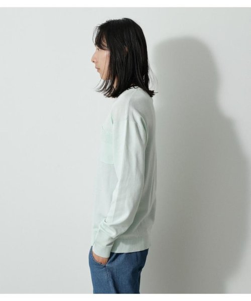 AZUL by moussy(アズールバイマウジー)/MERCERIZED COTTON KNIT/img14