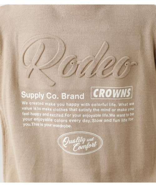 RODEO CROWNS WIDE BOWL(ロデオクラウンズワイドボウル)/メンズエンボスロゴニットトップス/img20