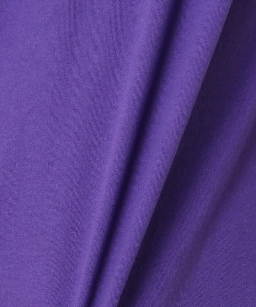 Purple & Yellow(パープル＆イエロー)/メッセージプリント＆ポケット半袖Ｔシャツ/img18