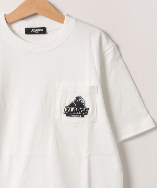 XLARGE KIDS(エクストララージ　キッズ)/【オンライン限定】スランテッドOGゴリラポケ5分袖Tシャツ/img02