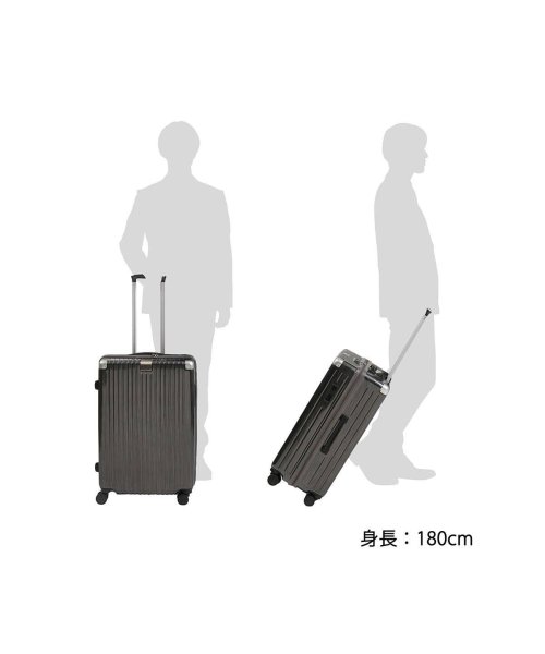 TAKEO KIKUCHI(タケオキクチ)/タケオキクチ スーツケース TAKEO KIKUCHI SETTER SILVER Mサイズ キャリーケース 静音 出張 TSA 69L 6泊 SET003/img07