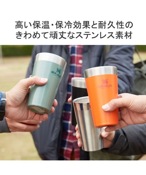 STANLEY(スタンレー)/【正規取扱店】スタンレー タンブラー STANLEY CUP 保温 保冷 スタッキング ステンレス 真空 470ml 真空パイント 0.47L 10－02282/img03