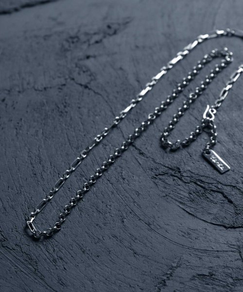 MAISON mou(メゾンムー)/【YArKA/ヤーカ】silver925 mix chain necklace [LBN4]/ミックスチェーンネックレス シルバー925/img01