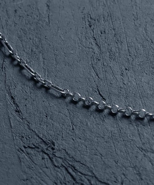 MAISON mou(メゾンムー)/【YArKA/ヤーカ】silver925 mix chain necklace [LBN4]/ミックスチェーンネックレス シルバー925/img03