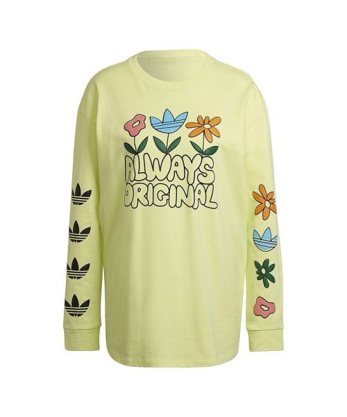 セール アディダス レディス Always Original グラフィック 長袖tシャツ Always Original Graphic Long Sleeve T アディダス Adidas Magaseek