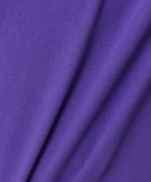Purple & Yellow(パープル＆イエロー)/★ＴＶドラマ着用商品★  メッセージエンボスワイド半袖Ｔシャツ/img19