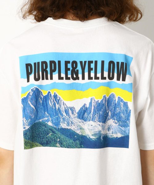 Purple & Yellow(パープル＆イエロー)/フォトプリントワイド半袖Ｔシャツ/img20
