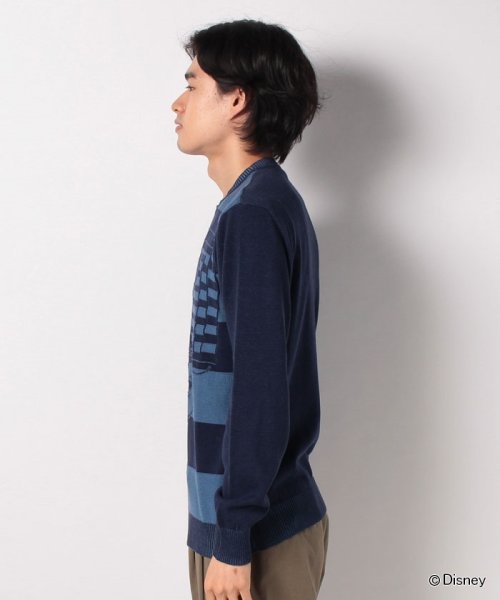 BENETTON (mens)(ベネトン（メンズ）)/【Disney（ディズニー）コラボ】JCCミッキーマウスボーダー柄長袖ラウンドネックニット・セーター/img07