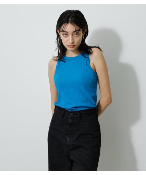 AZUL by moussy(アズールバイマウジー)/BASIC AMERICAN SLEEVE TANK TOP/img23