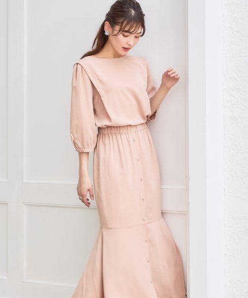 DRESS+(ドレス プラス)/セットアップ 通勤 レディース ブラウス　aライン スカート 春夏/img17