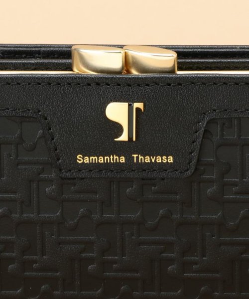 Samantha Thavasa(サマンサタバサ)/Pomme d'espoir ポムディスポワール 型押し口金折財布/img04