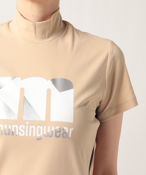 Munsingwear(マンシングウェア)/『ENVOY/エンボイ』 FUSIONMOVEモザイクプリント半袖ハイネックシャツ【アウトレット】/img10