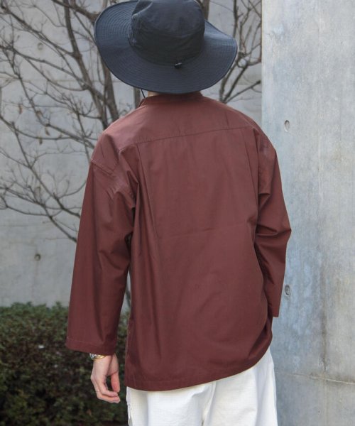 GLOSTER(GLOSTER)/【WORK ABOUT/ワークアバウト】NEO SLEEPING SHIRT ネオスリーピングシャツ/img06