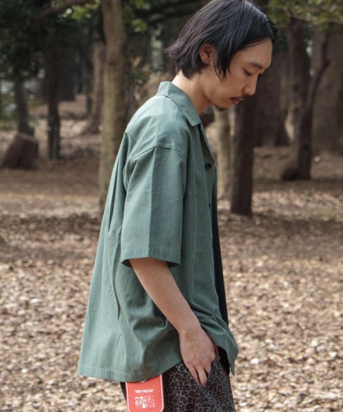 GLOSTER(GLOSTER)/【WORK ABOUT/ワークアバウト】TROPICAL SHIRT トロピカルオープンカラーシャツ/img12