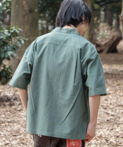 GLOSTER(GLOSTER)/【WORK ABOUT/ワークアバウト】TROPICAL SHIRT トロピカルオープンカラーシャツ/img13