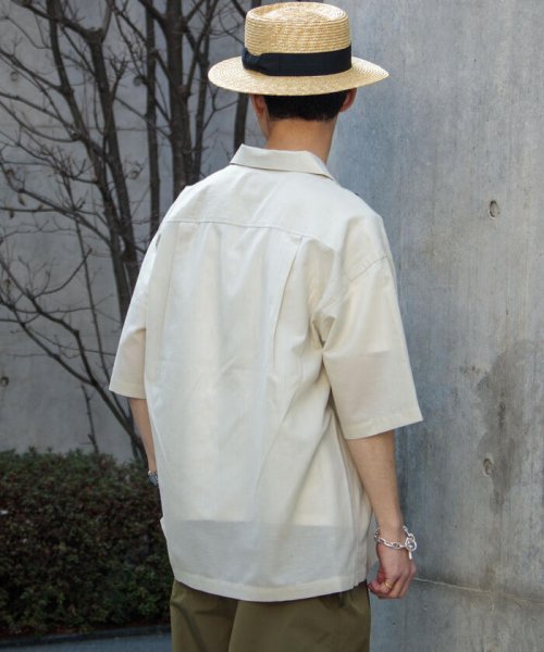 GLOSTER(GLOSTER)/【WORK ABOUT/ワークアバウト】TROPICAL SHIRT トロピカルオープンカラーシャツ/img17