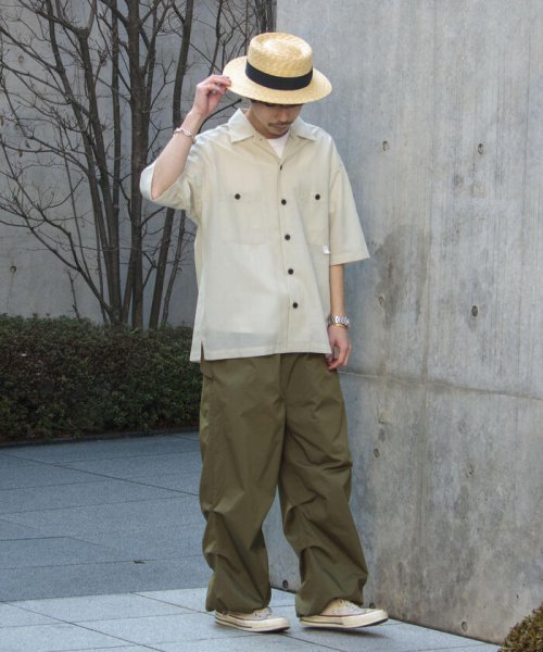 GLOSTER(GLOSTER)/【WORK ABOUT/ワークアバウト】TROPICAL SHIRT トロピカルオープンカラーシャツ/img21