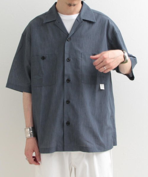 GLOSTER(GLOSTER)/【WORK ABOUT/ワークアバウト】TROPICAL SHIRT トロピカルオープンカラーシャツ/img43