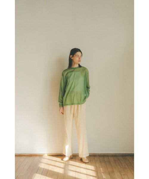 CLANE(クラネ)/LINE SHEER L/S TOPS/img11